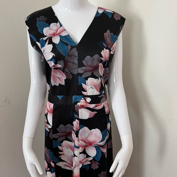 DKNY cocktail floral dress - Picture 3 of 11